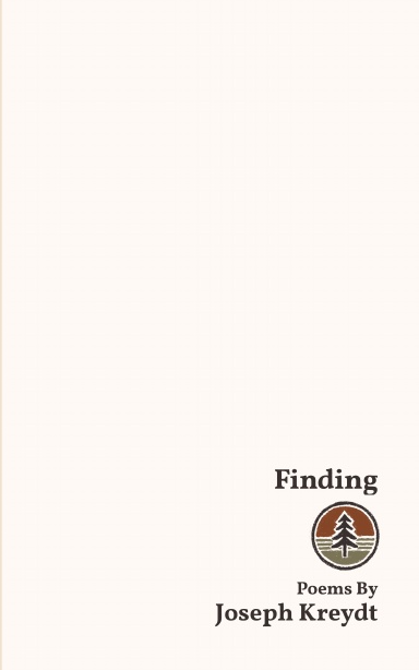 Cover of the poetry book 'Finding' by Joseph Kreydt.